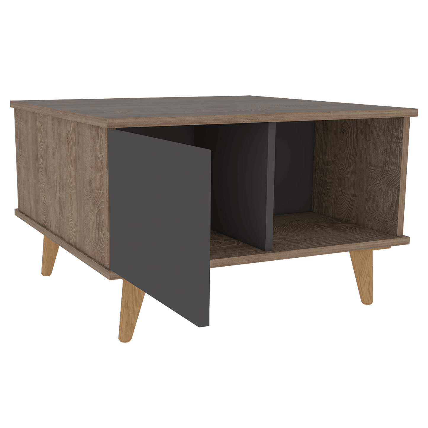 Mesa De Centro Jureli  Miel Y Plomo