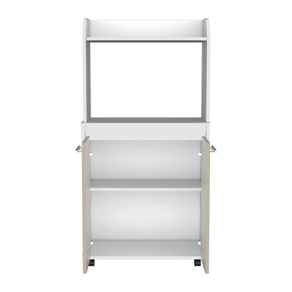 Módulo Microondas Treinth Rovere Y Blanco