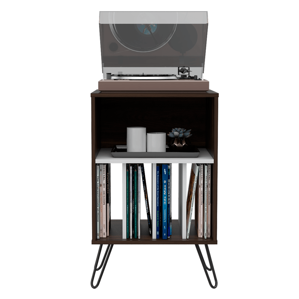Mueble Auxiliar Vamira Caoba Y Blanco