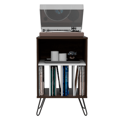 Mueble Auxiliar Vamira Caoba Y Blanco