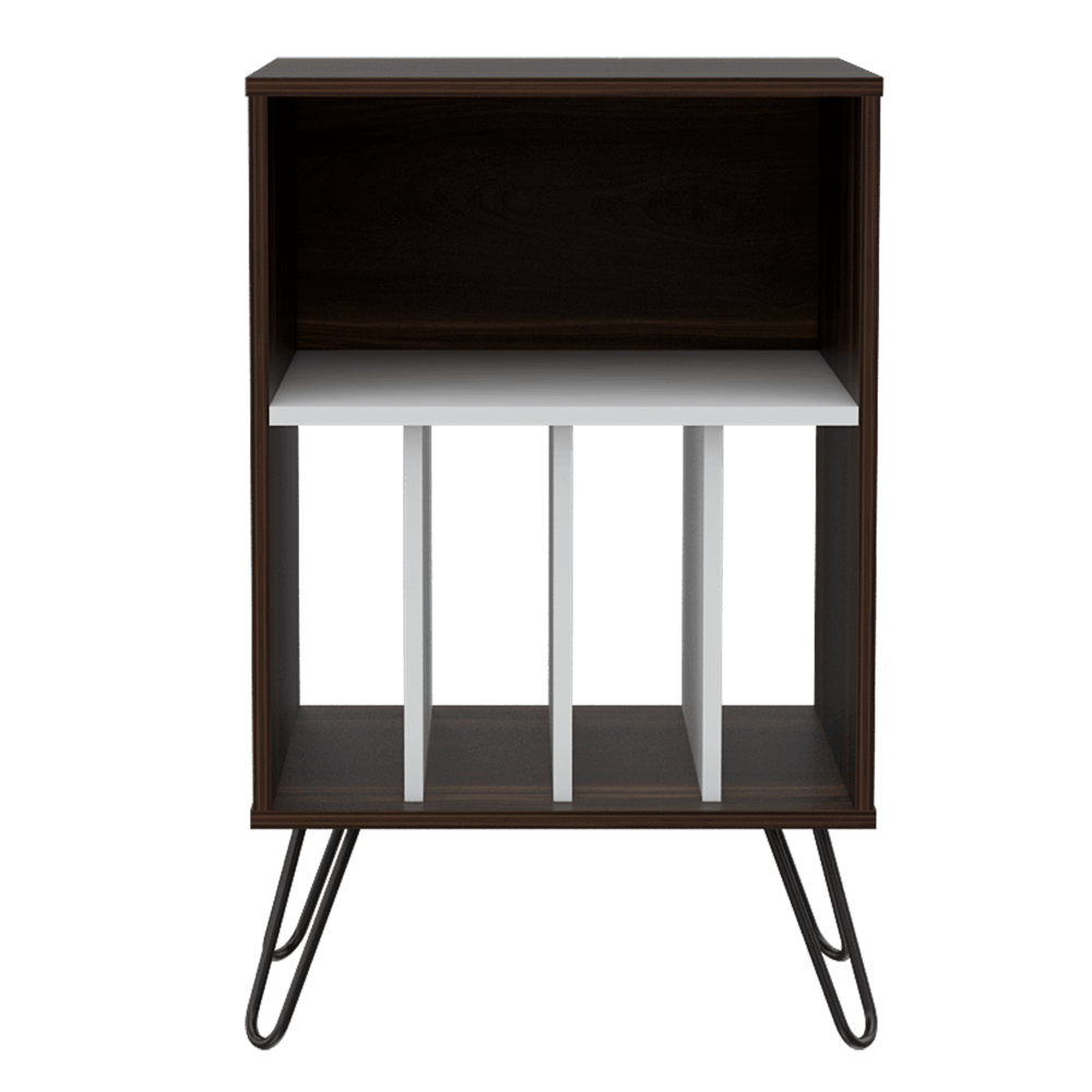 Mueble Auxiliar Vamira Caoba Y Blanco