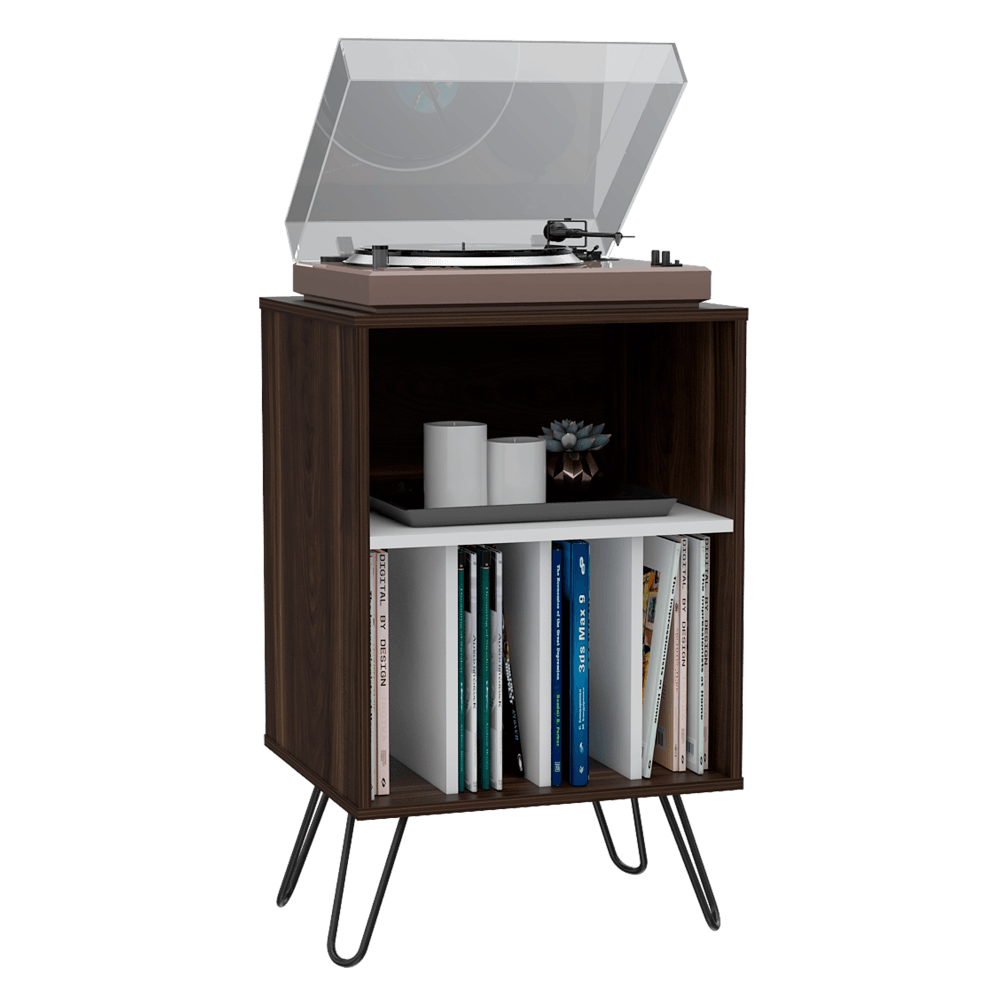 Mueble Auxiliar Vamira Caoba Y Blanco