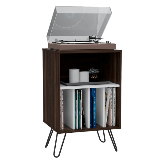 Mueble Auxiliar Vamira Caoba Y Blanco
