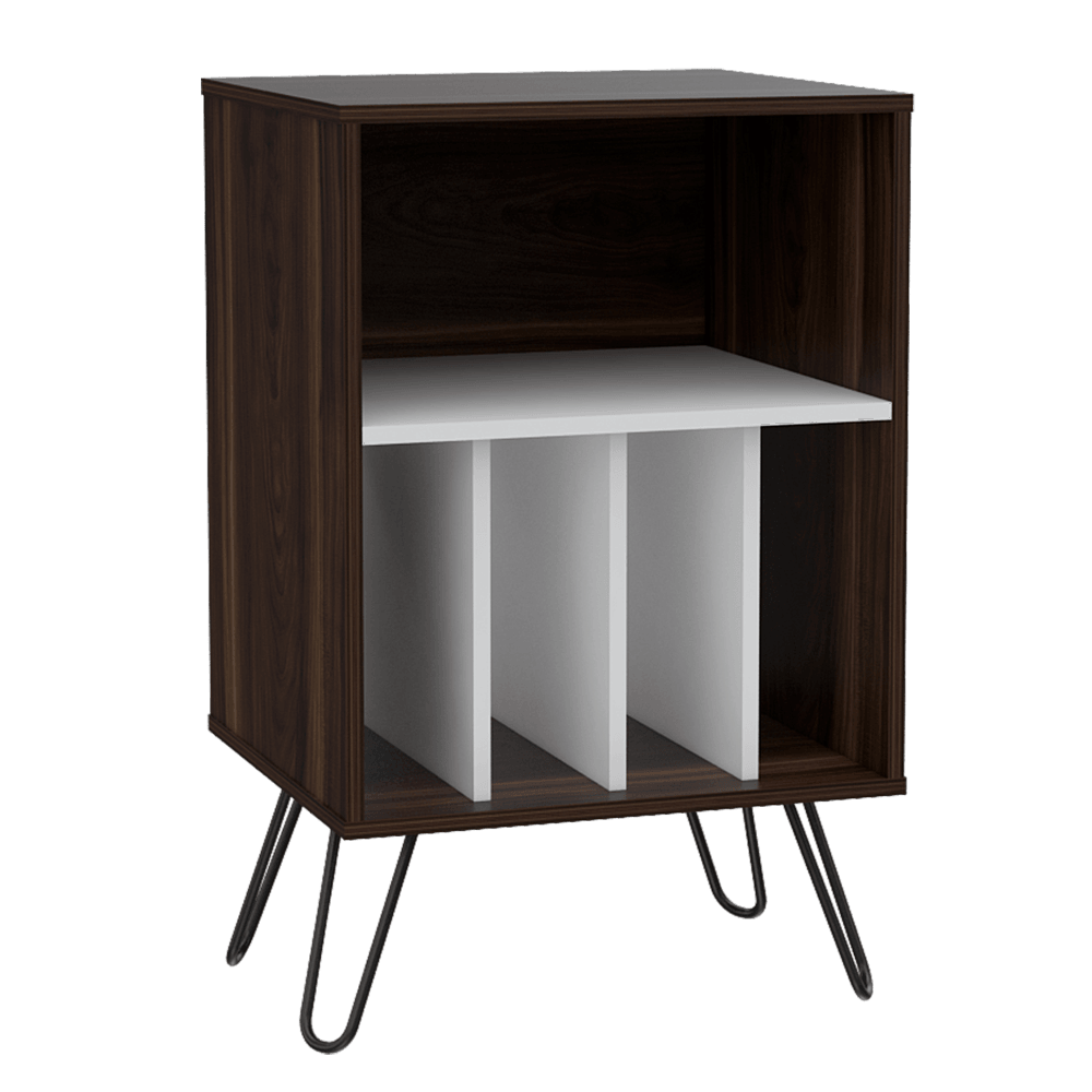 Mueble Auxiliar Vamira Caoba Y Blanco