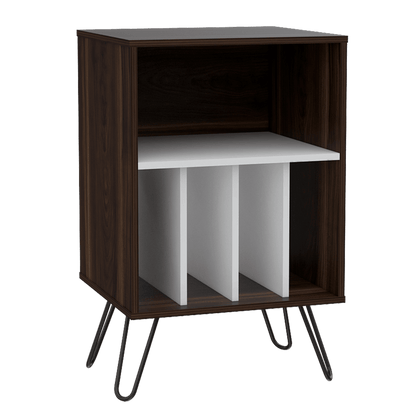Mueble Auxiliar Vamira Caoba Y Blanco
