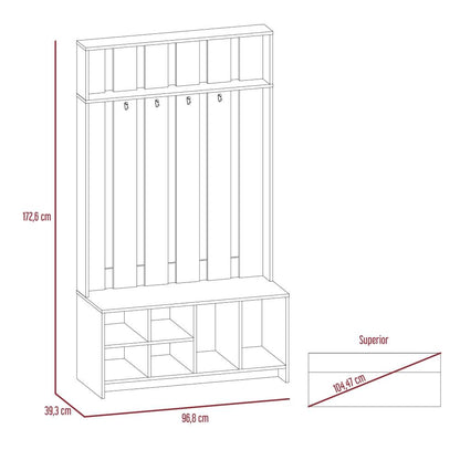 Mueble Recibidor Veluna  Coñac