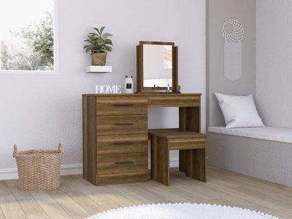 Mueble Tocador Okria Cobre Y Wengue