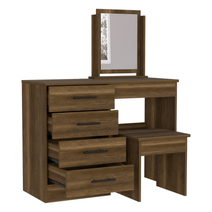 Mueble Tocador Okria Cobre Y Wengue