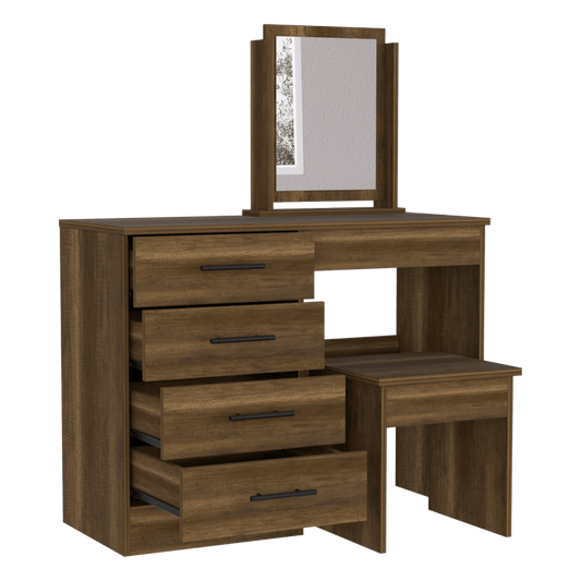 Mueble Tocador Okria Cobre Y Wengue