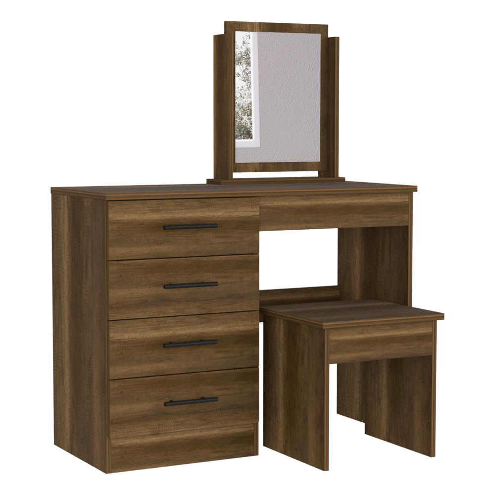 Mueble Tocador Okria Cobre Y Wengue