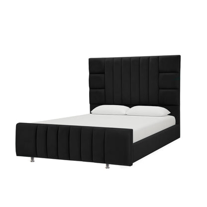 Cama Doble Fiora  Negro
