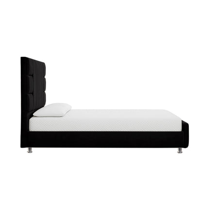 Cama Doble Fiora  Negro
