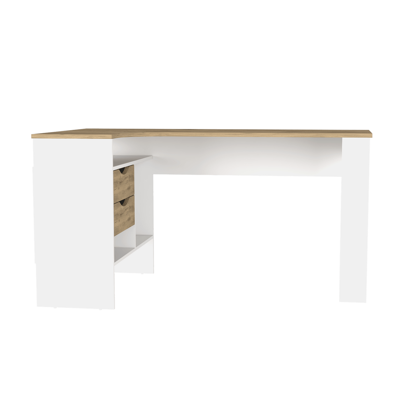 Escritorio Sovari 145 X 81 X 76  Macadamia Blanco