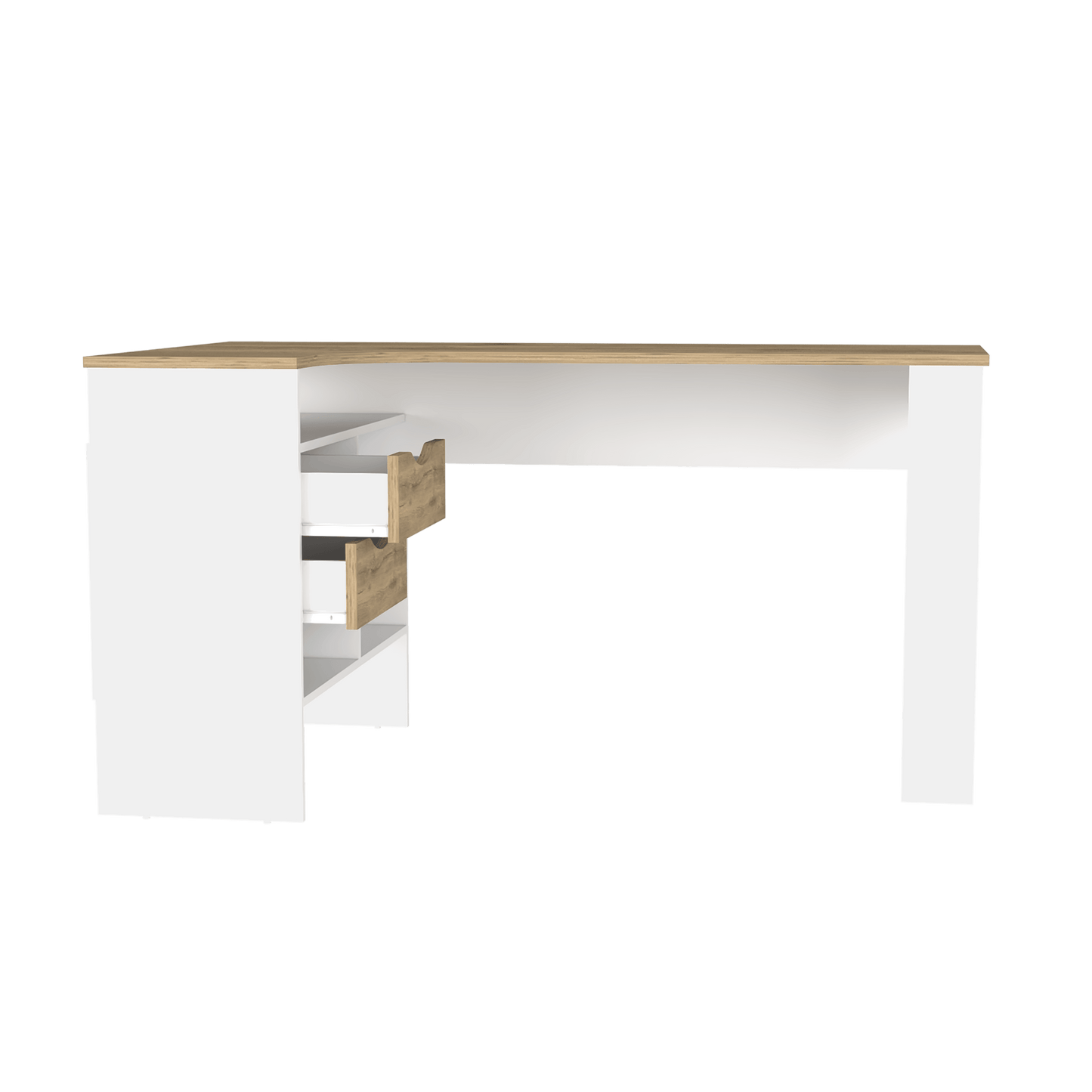 Escritorio Sovari 145 X 81 X 76  Macadamia Blanco
