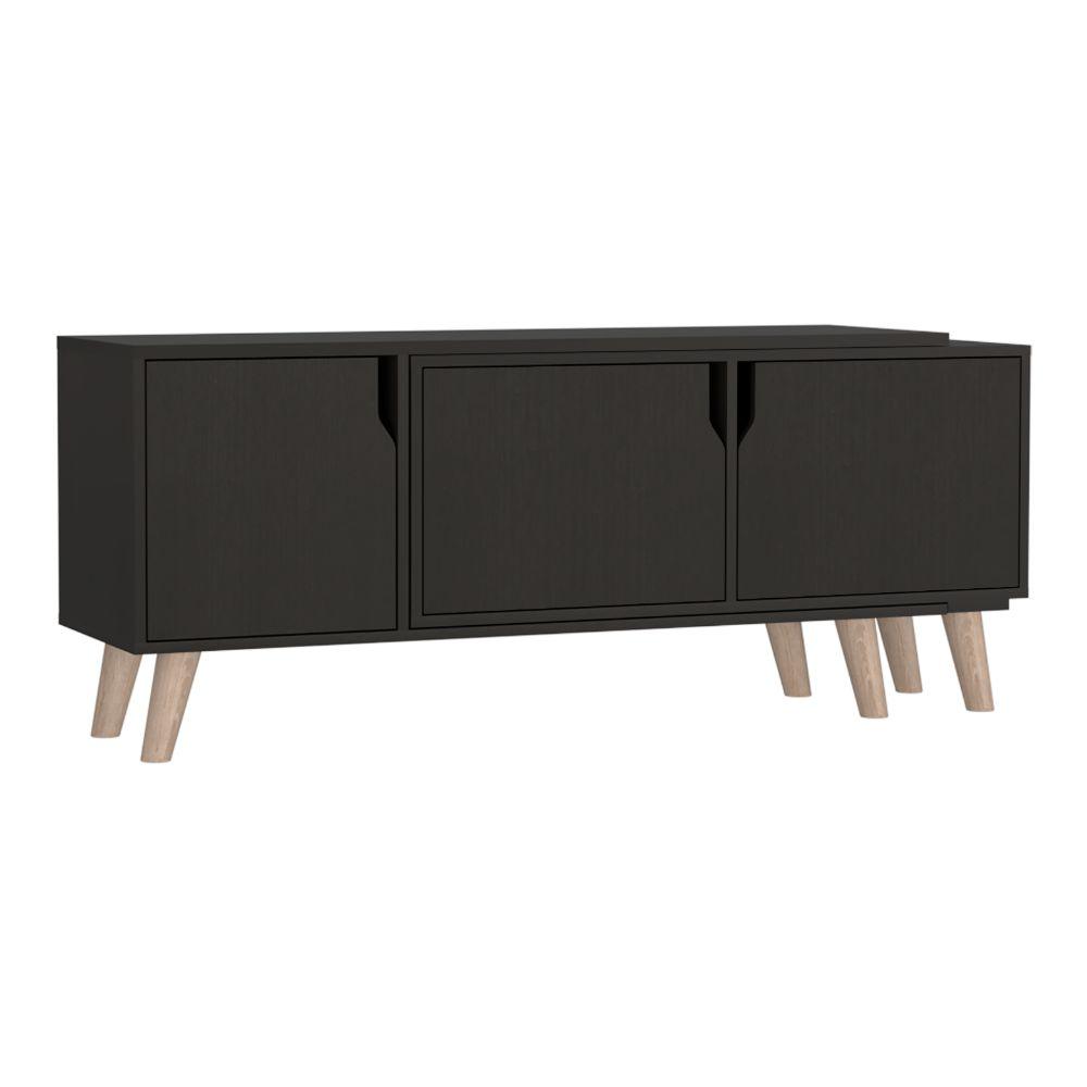 Mesa Para Tv Ornari Wengue Para Tv De 50"