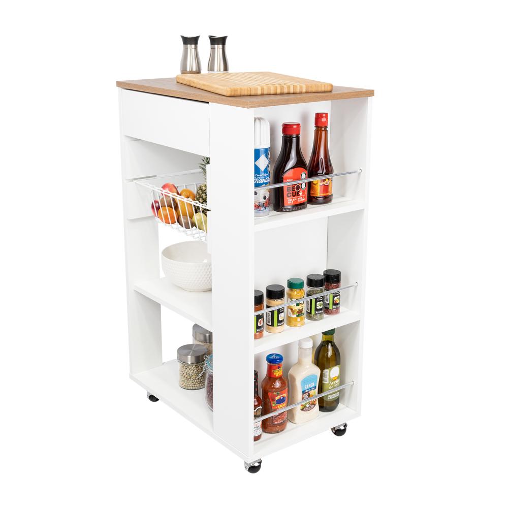 Organizador De Cocina Orilán Blanco Y Moca