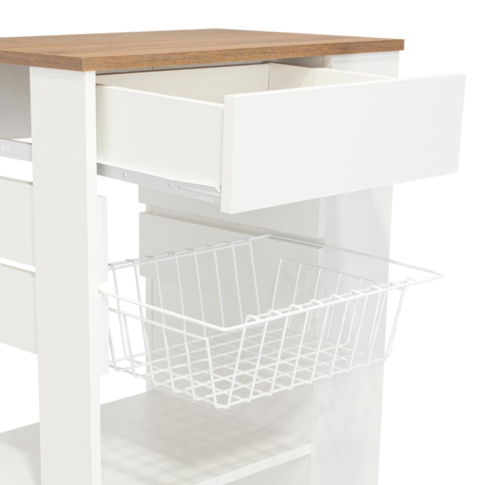 Organizador De Cocina Orilán Blanco Y Moca