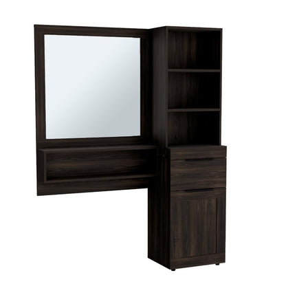 Mueble Tocador O Barberia Mentow Nogal