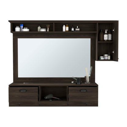 Tocador O Mueble Barberia Wotz  Nogal