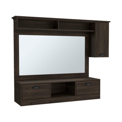 Tocador O Mueble Barberia Wotz  Nogal