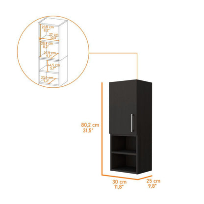 Gabinete De Baño Norvia Wengue