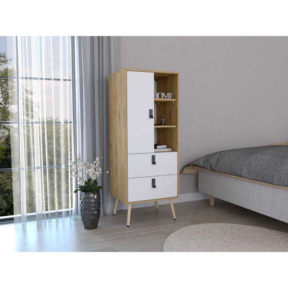 Comoda Alta Revali  Macadamia Blanco