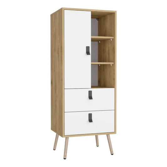 Comoda Alta Revali  Macadamia Blanco