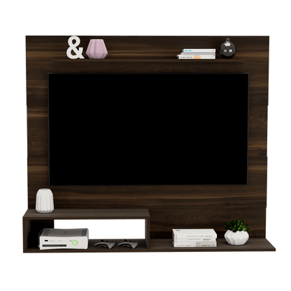 Panel de TV Hambury color Caoba para Sala.