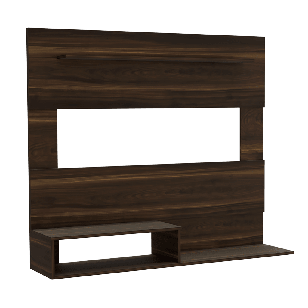 Panel de TV Hambury color Caoba para Sala.
