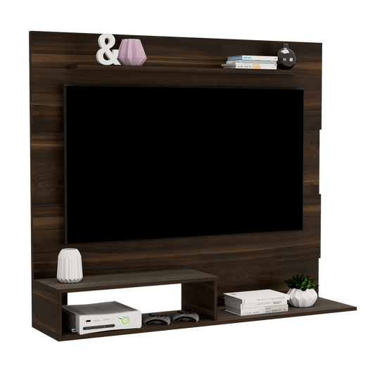 Panel de TV Hambury color Caoba para Sala.