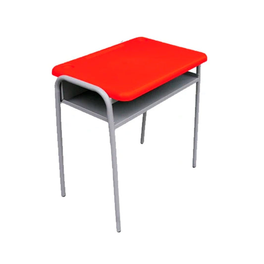 Pupitre Infantil Clase 1-2 Unipersonal 64x40x60 roja