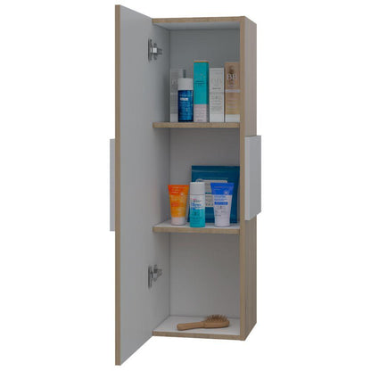 Mueble Aux Baño Orvani  Rovere + Blanco