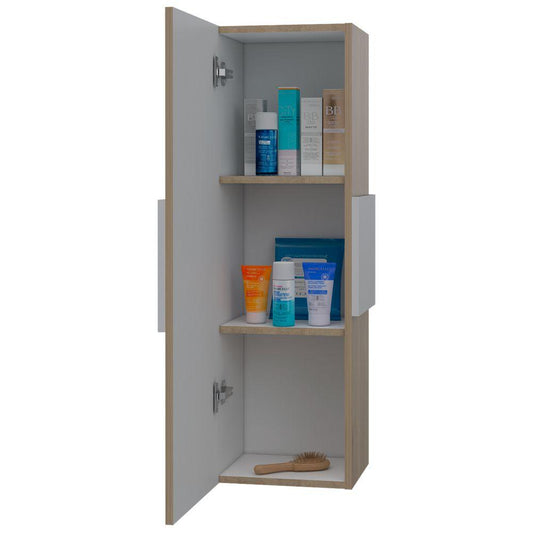 Mueble Aux Baño Orvani  Rovere + Blanco