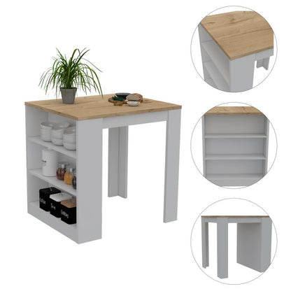 Mesa Auxiliar Melora Blanco Y Duna