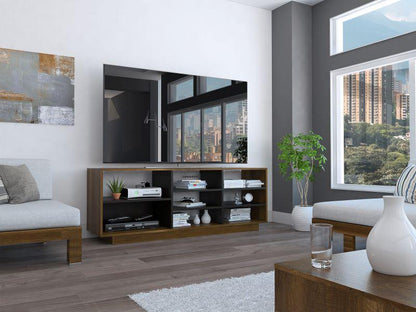 Rack Para Tv Solvan  Caramelo + Wengue
