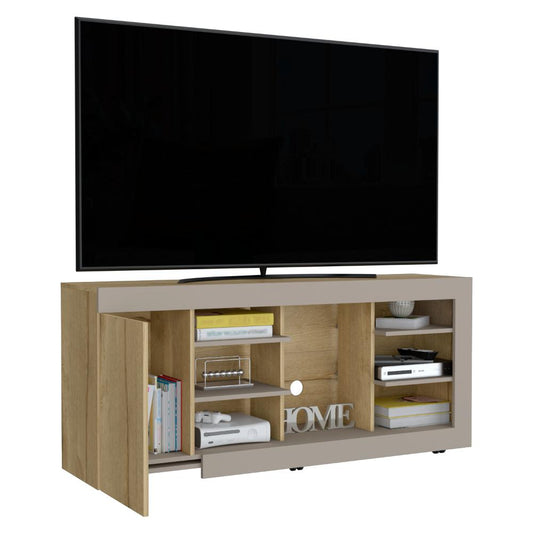 Rack Para Tv Sellis Duna Taupe Para Tv De 65''
