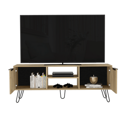 Rack Para Tv Lurexa Duna Wengue Para Tv De 65''