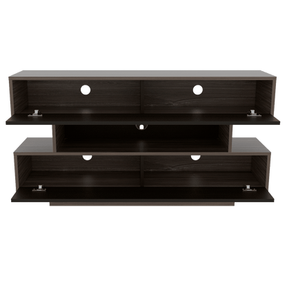 Mesa Para Tv Arvexa Avellana Y Wengue Para Televisor De 50"