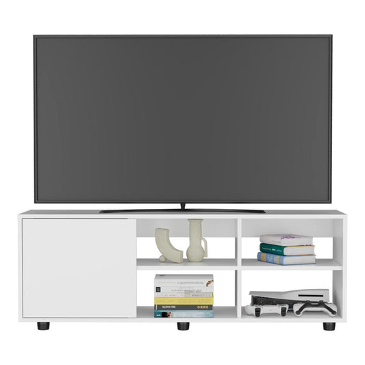 Mesa Para Tv Perleo Blanco Para Tv De  55"