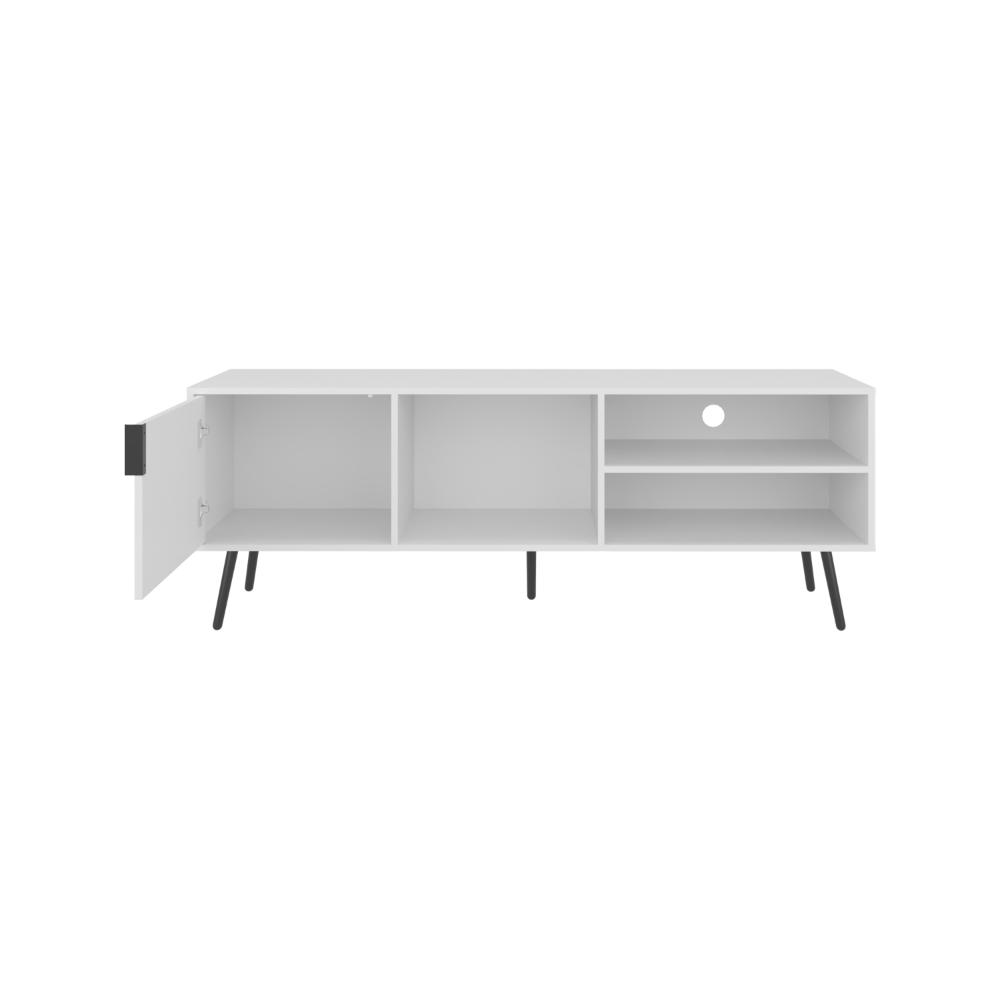Mesa Para Tv Zinaya Blanco Hasta 70"