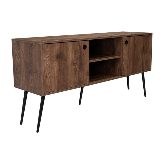 Mesa Para Tv Plackas Nogal Para Tv De 60"