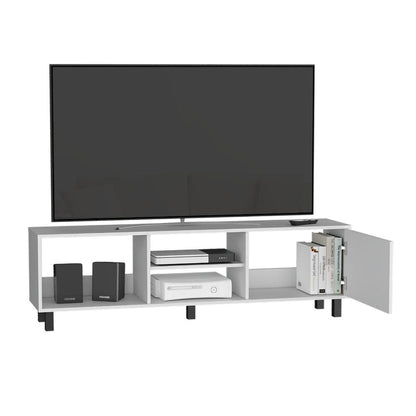 Mesa Para Tv Lureon Blanco Para Tv De 70"