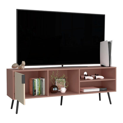 Mesa Para Tv Gianluk Y Toquilla, Con Una Puerta Abatible 70"