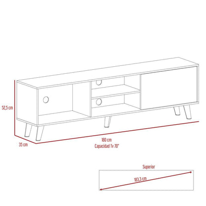 Mesa Para Tv Ventino Duna Para Televisor De 70 Pulgadas