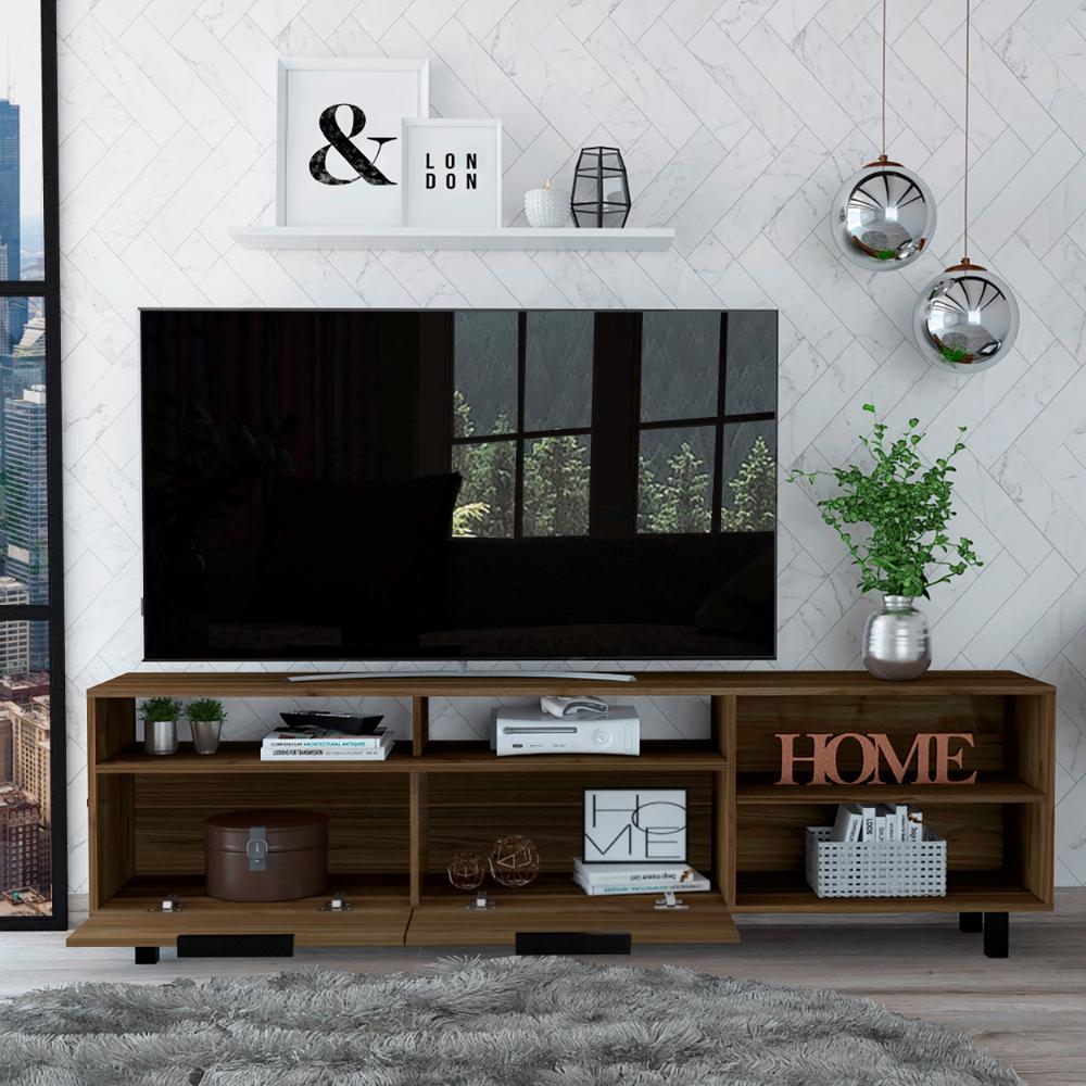 Mesa Para Tv Viamos Castaño Para Tv De 50"
