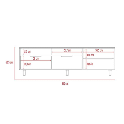 Mesa Para Tv Viamos Castaño Para Tv De 50"