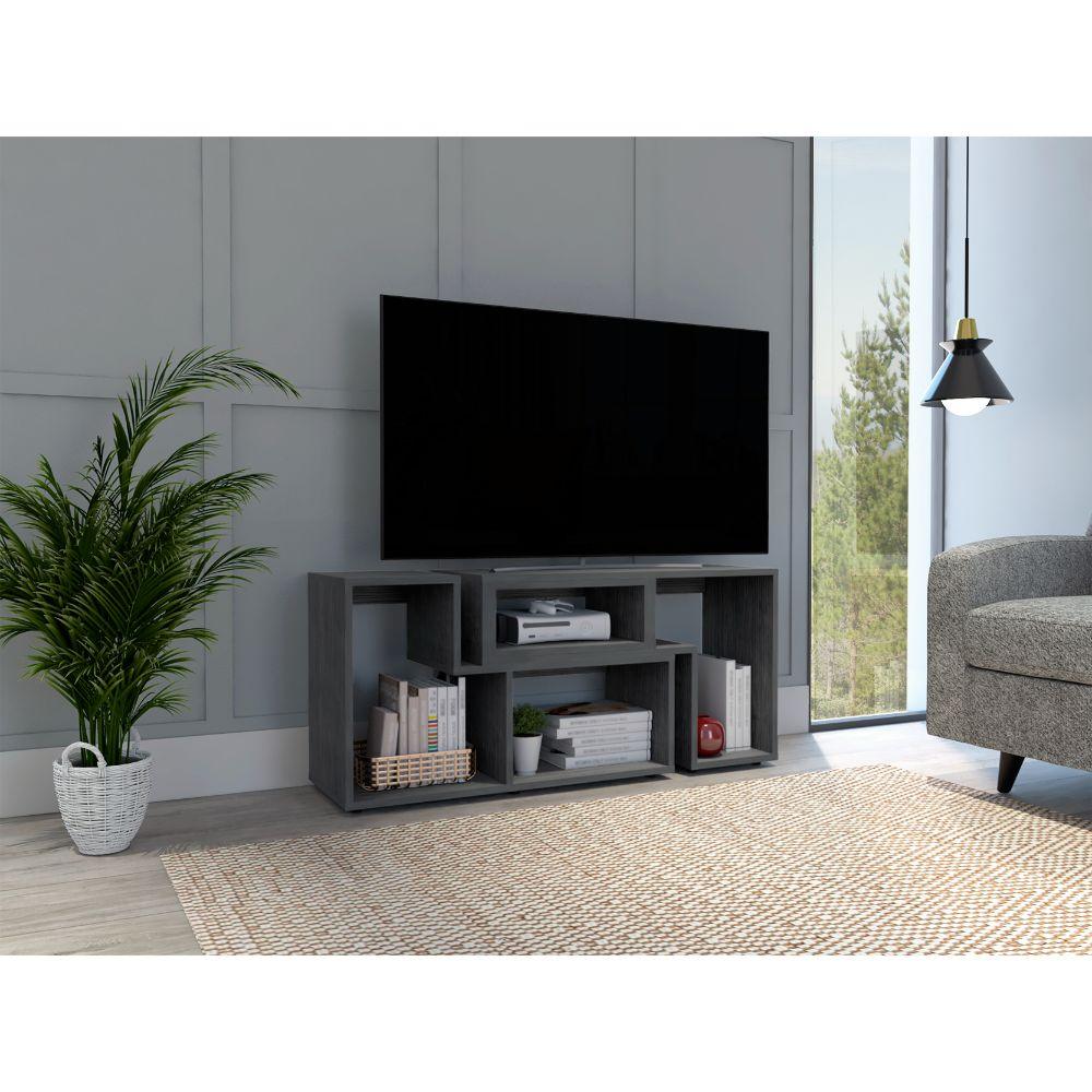 Mesa Para Tv Beijing Gris Para Tv De 55"