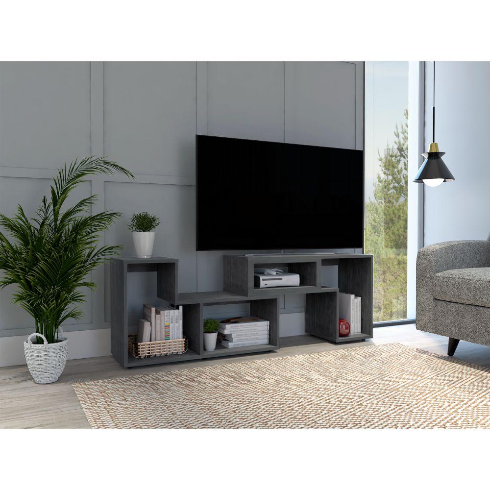 Mesa Para Tv Beijing Gris Para Tv De 55"