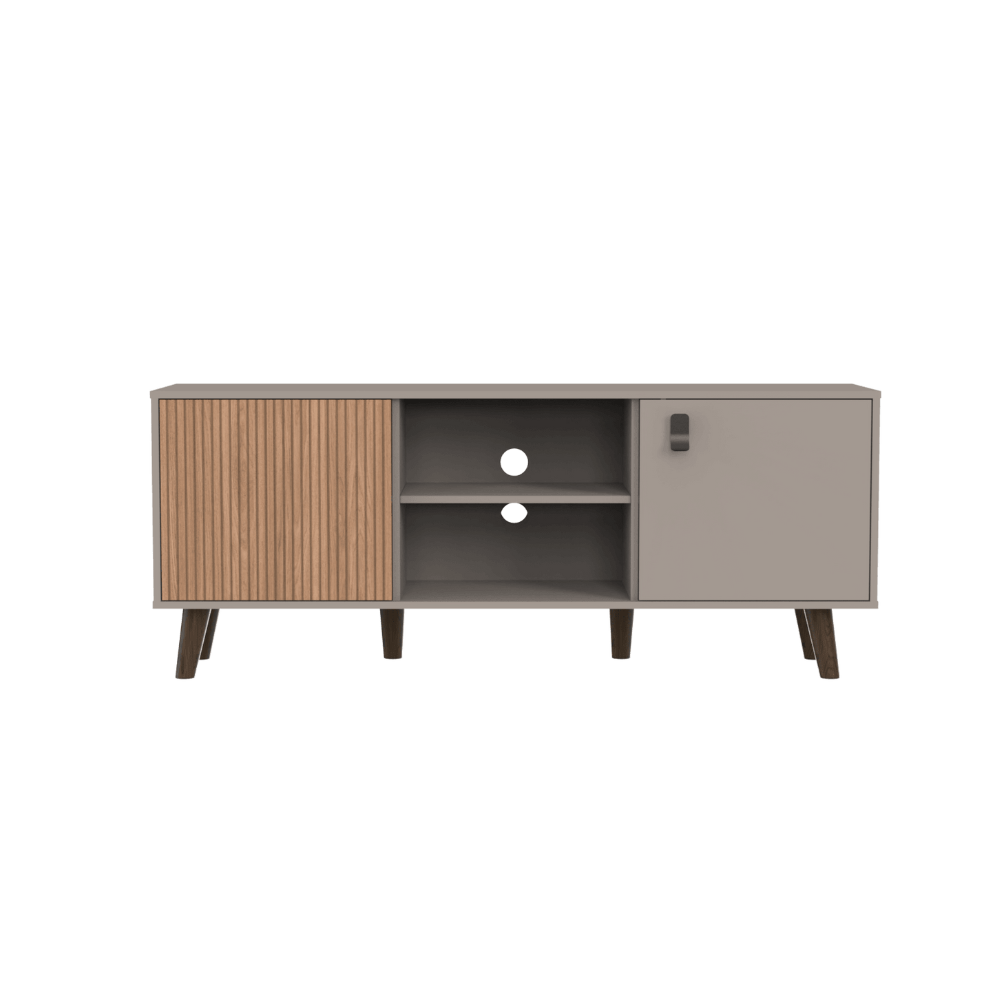 Rack Para Tv Arisia Taupe Lenno Para Tv De 65''