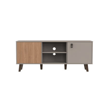 Rack Para Tv Arisia Taupe Lenno Para Tv De 65''